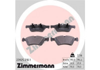Bromsbeläggssats, skivbroms 23925.210.1 Zimmermann