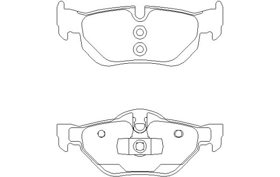 Bromsbeläggssats, skivbroms 2392701 Textar