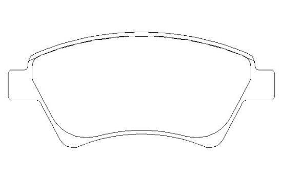 Bromsbeläggssats, skivbroms 2393001 Textar