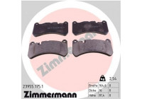 Bromsbeläggssats, skivbroms 23955.175.1 Zimmermann