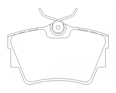 Bromsbeläggssats, skivbroms 2398001 Textar