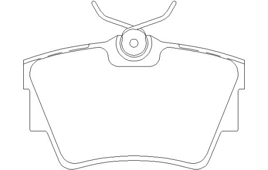 Bromsbeläggssats, skivbroms 2398001 Textar