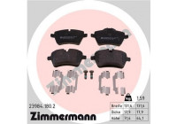 Bromsbeläggssats, skivbroms 23984.180.2 Zimmermann