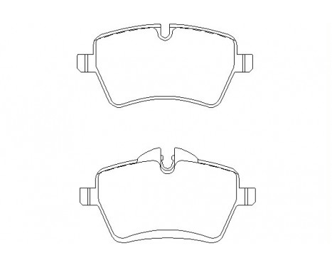 Bromsbeläggssats, skivbroms 2398401 Textar