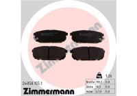 Bromsbeläggssats, skivbroms 24058.155.1 Zimmermann