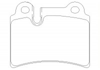 Bromsbeläggssats, skivbroms 2409701 Textar