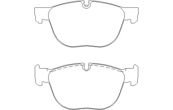 Bromsbeläggssats, skivbroms 2417001 Textar
