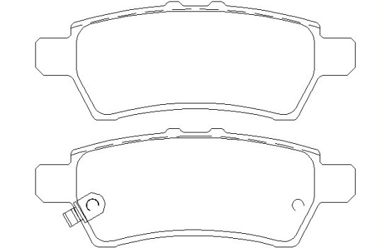 Bromsbeläggssats, skivbroms 2424001 Textar