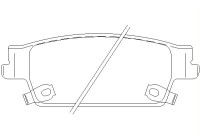 Bromsbeläggssats, skivbroms 2426601 Textar