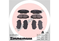 Bromsbeläggssats, skivbroms 24337.175.1 Zimmermann