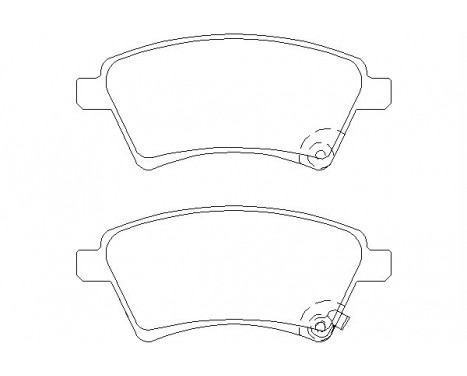 Bromsbeläggssats, skivbroms 2439101 Textar