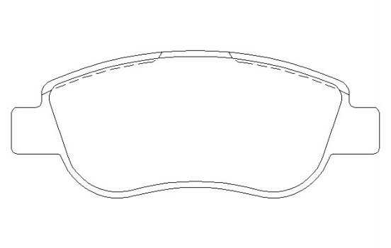 Bromsbeläggssats, skivbroms 2439301 Textar