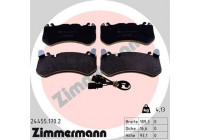 Bromsbeläggssats, skivbroms 24455.170.2 Zimmermann