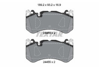 Bromsbeläggssats, skivbroms 2445503 Textar