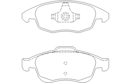 Bromsbeläggssats, skivbroms 2453801 Textar
