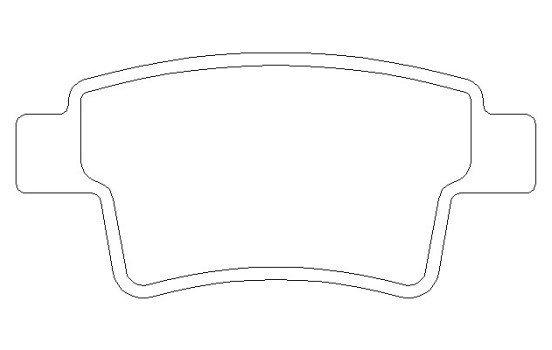 Bromsbeläggssats, skivbroms 2454001 Textar