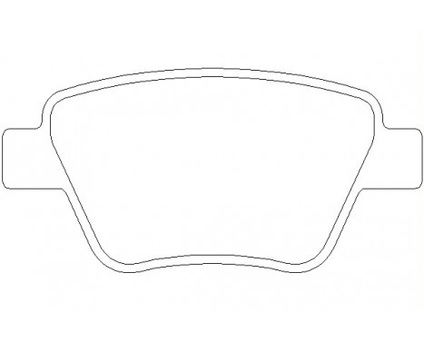 Bromsbeläggssats, skivbroms 2456301 Textar