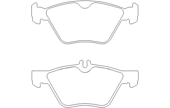 Bromsbeläggssats, skivbroms 2472201 Textar