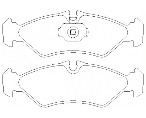 Bromsbeläggssats, skivbroms 2473901 Textar