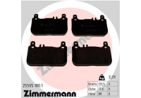 Bromsbeläggssats, skivbroms 25505.180.1 Zimmermann