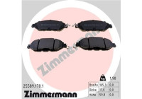Bromsbeläggssats, skivbroms 25589.170.1 Zimmermann