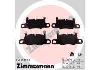 Bromsbeläggssats, skivbroms 25691.160.1 Zimmermann