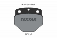 Bromsbeläggssats, skivbroms 2974703 Textar