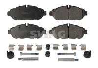 Bromsbeläggssats, skivbroms 33110386 Swag