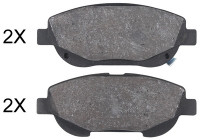 Bromsbeläggssats, skivbroms 35003 ABS