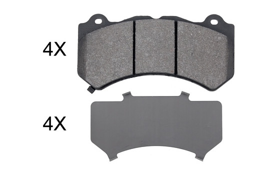 Bromsbeläggssats, skivbroms 35013 ABS