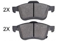 Bromsbeläggssats, skivbroms 35037 ABS