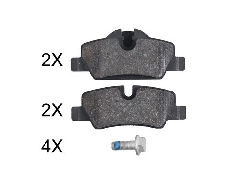 Bromsbeläggssats, skivbroms 35049 ABS