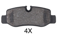 Bromsbeläggssats, skivbroms 35056 ABS