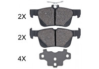 Bromsbeläggssats, skivbroms 35060 ABS