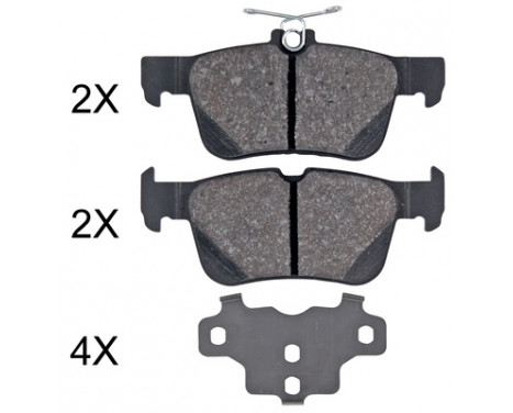 Bromsbeläggssats, skivbroms 35060 ABS