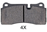 Bromsbeläggssats, skivbroms 35085 ABS