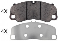 Bromsbeläggssats, skivbroms 35092 ABS