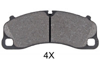 Bromsbeläggssats, skivbroms 35094 ABS