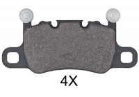 Bromsbeläggssats, skivbroms 35096 ABS