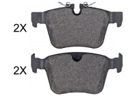 Bromsbeläggssats, skivbroms 35100 ABS