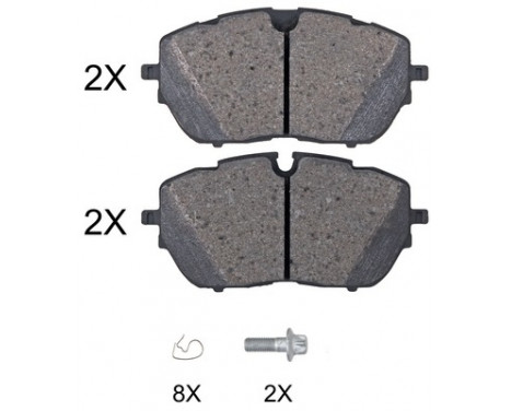 Bromsbeläggssats, skivbroms 35102 ABS