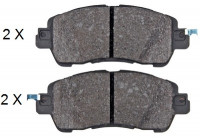 Bromsbeläggssats, skivbroms 35107 ABS