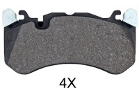 Bromsbeläggssats, skivbroms 35109 ABS