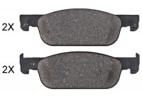 Bromsbeläggssats, skivbroms 35138 ABS