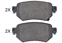 Bromsbeläggssats, skivbroms 35142 ABS