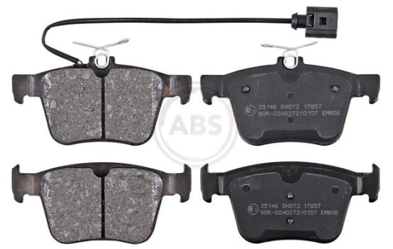 Bromsbeläggssats, skivbroms 35146 ABS