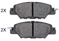 Bromsbeläggssats, skivbroms 35157 ABS