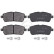 Bromsbeläggssats, skivbroms 35165 ABS