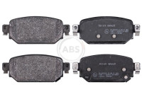 Bromsbeläggssats, skivbroms 35169 ABS