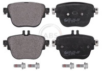 Bromsbeläggssats, skivbroms 35195 ABS